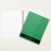 Groene Glitter, Glitter Achtergrond, Jouw naam Planner (Display)