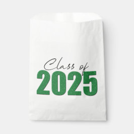 Groene Glitter Klasse van 2025 Bedankzakje
