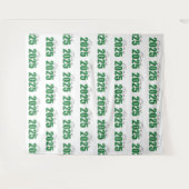 Groene Glitter Klasse van 2025 Foto Achtergrond Wandkleed (Voorkant (horizontaal))