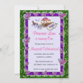 Groene Glitter Koninklijke Prinses Verjaardag Kaart (Voorkant)