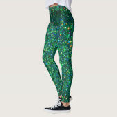 Groene Glitter-Leggings Leggings (Links)