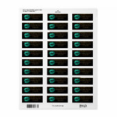Groene Glitter Lips - Reorder Etiket (Full Sheet)