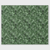 Groene Glitter Metallic Glanzende Kerstmis Cadeaupapier (Vlak)