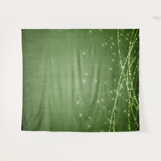Groene Glitter Photo Booth Backfrop Tapestry Wandkleed (Voorkant (horizontaal))