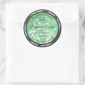 Groene Glitter Product Labels Sparkle Diamonds Log (Tas)