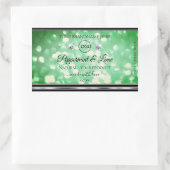 Groene Glitter Product Labels Sparkle Diamonds Log (Tas)
