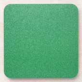 Groene glitter, sprankeling, glitterachtergrond bier onderzetter (Voorkant)