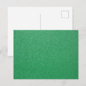 Groene glitter, sprankeling, glitterachtergrond briefkaart (Voorkant / Achterkant)