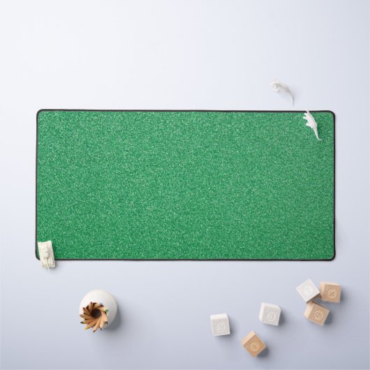 Groene glitter, sprankeling, glitterachtergrond bureaumat (Kindertafel)