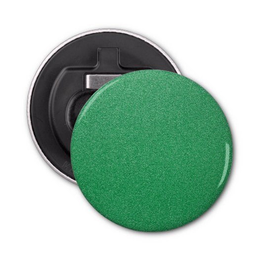 Groene glitter, sprankeling, glitterachtergrond button flesopener (Voorkant)