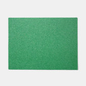 Groene glitter, sprankeling, glitterachtergrond deurmat (Voorkant)