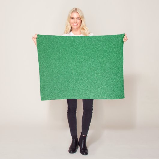 Groene glitter, sprankeling, glitterachtergrond fleece deken (In situ)