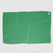 Groene glitter, sprankeling, glitterachtergrond golfhanddoek (Horizontaal)