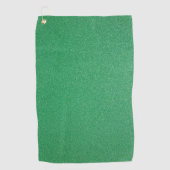 Groene glitter, sprankeling, glitterachtergrond golfhanddoek (Voorkant)