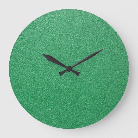 Groene glitter, sprankeling, glitterachtergrond grote klok (Voorkant)