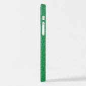 Groene glitter, sprankeling, glitterachtergrond iPhone hoesje (Linkerkant)