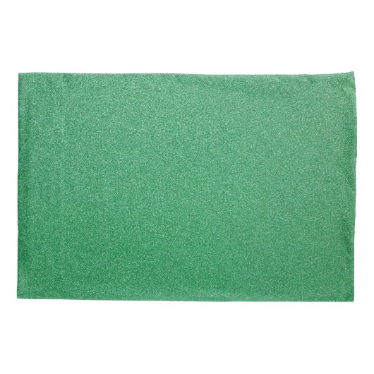 Groene glitter, sprankeling, glitterachtergrond kussensloop (Achterkant)