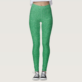 Groene glitter, sprankeling, glitterachtergrond leggings