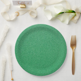 Groene glitter, sprankeling, glitterachtergrond papieren bordje
