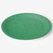 Groene glitter, sprankeling, glitterachtergrond papieren bordje (Gekanteld)