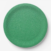 Groene glitter, sprankeling, glitterachtergrond papieren bordje (Voorkant)