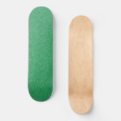 Groene glitter, sprankeling, glitterachtergrond persoonlijk skateboard (Voorkant)