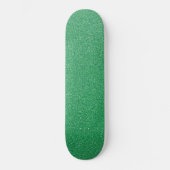 Groene glitter, sprankeling, glitterachtergrond persoonlijk skateboard (Voorkant)
