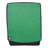 Groene glitter, sprankeling, glitterachtergrond rugtassen (Voorkant)