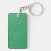 Groene glitter, sprankeling, glitterachtergrond sleutelhanger (achterkant)