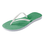 Groene glitter, sprankeling, glitterachtergrond teenslippers (Schuin)