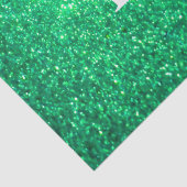 Groene Glitter St Patrick's Day Iers Stijlvol 2021 Tissuepapier (Detail)