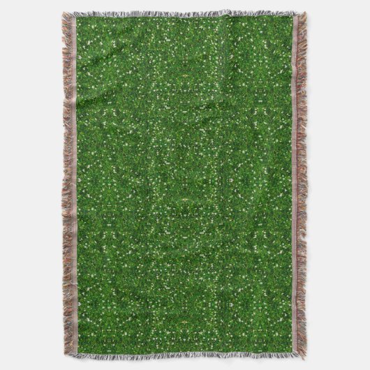Groene Glitter Throw Blanket Deken (Voorkant Verticaal)