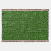 Groene Glitter Throw Blanket Deken (Voorkant)