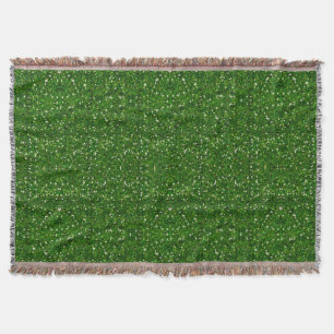 Groene Glitter Throw Blanket Deken