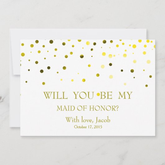 Groene Glitter word jij mijn vriend van HONOR. Kaart (Voorkant)