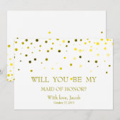 Groene Glitter word jij mijn vriend van HONOR. Kaart (Voorkant / Achterkant)