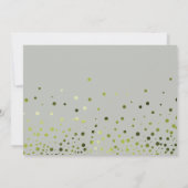 Groene Glitter zal je mijn uitnodiging zijn (Achterkant)