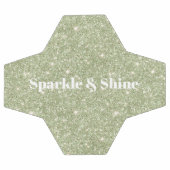 Groene Glitters Glans Voetbal (Enkel)