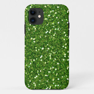 Groene Glitters iPhone 5 Hoesje