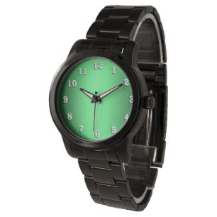 Groene gloed horloge