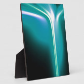 Groene gloeiwaterval van licht fotoplaat (Zijkant)