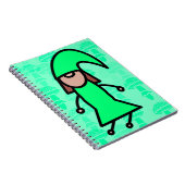 Groene Gnome Notitieboek (Rechterzijde)