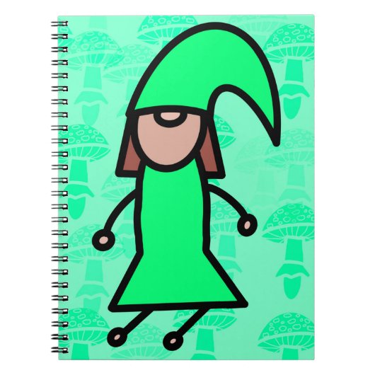 Groene Gnome Notitieboek (Voorkant)
