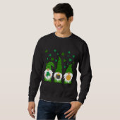 Groene Gnome St. Patrick's Day Ierse Gnome Lucky S Trui (Voorkant volledig)