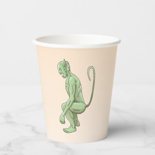 Groene Goblin Papieren Bekers (Voorkant)