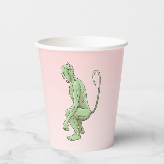 Groene Goblin Papieren Bekers (Voorkant)