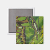 "Groene Godin" door Jenny Koch Magneet (Voorkant / Achterkant)