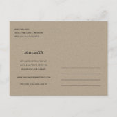 GROENE GOLD FOLIAGE WREATS BEWAREN DE DATUM FOTO AANKONDIGINGSKAART (Achterkant)