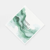 Groene Golf Abstract Servet (Hoek)