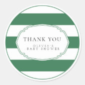 Groene golf cadeau sticker (Voorkant)